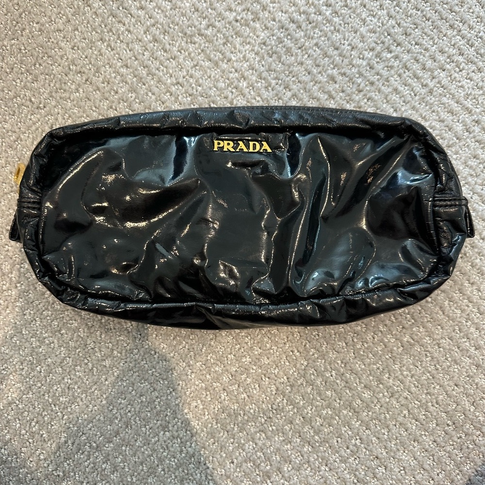 Prada Vinyl Clutch Bag